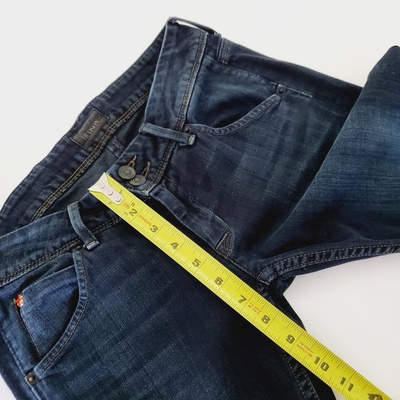 Hudson Jeans Collin Skinny Flap Pocket Dark Blue 26 - Picture 12 of 13